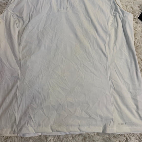 New Women’s Size 2X White Kerrits Sleeveless Horseback Riding Show Shirt - Picture 3 of 6